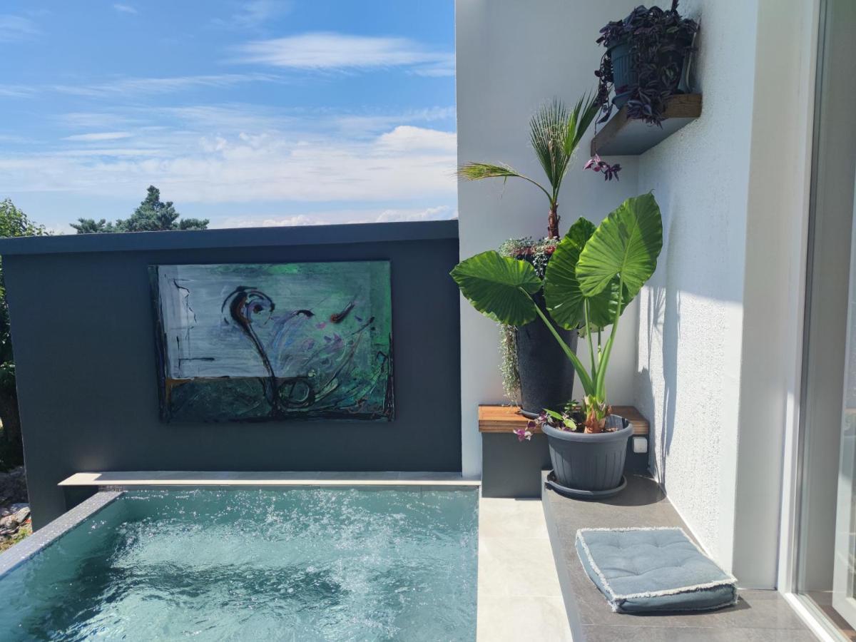 Art Gallery House With A Small Relaxing Pool ซริกเวนิซา ภายนอก รูปภาพ